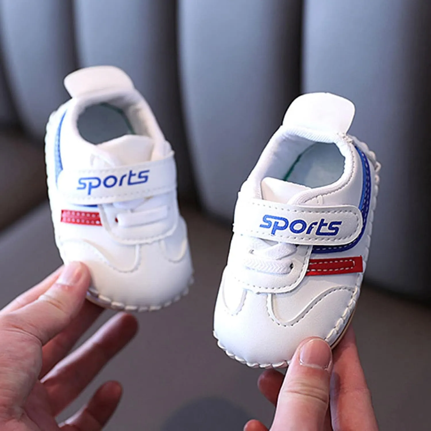 JINCAIHONG Baby Walking Shoes Boys Girls Breathable Barefoot Sneakers Lightweight Non Slip Footwear for Infants