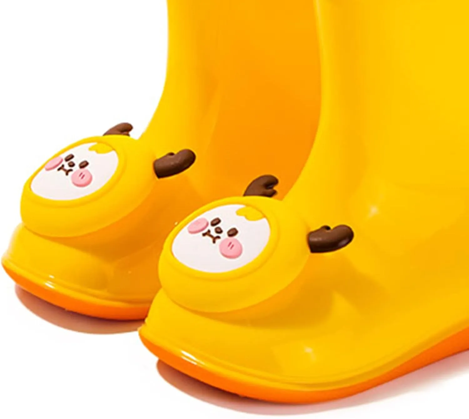 Kids Soft Rain Boots Unisex Children Waterproof Rubber Boots Toddler Non Slip Cute Rain Shoes for Boys Girls