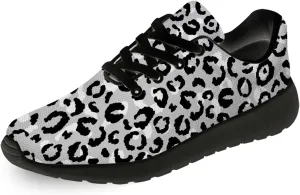 Leopard Cheetah Print Shoes Woman Tennis Shoes Athletic Running Shoes Soft Lightweight Walking Sneakers Gifts for Ladies Girls