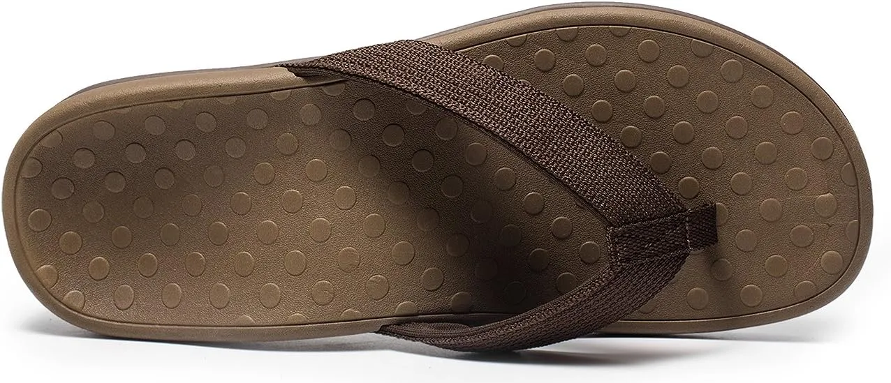 LLSOARSS Plantar Fasciitis Feet Sandal with Arch Support - Best Orthotic flip Flops for Flat FeetHeel Pain- for Women