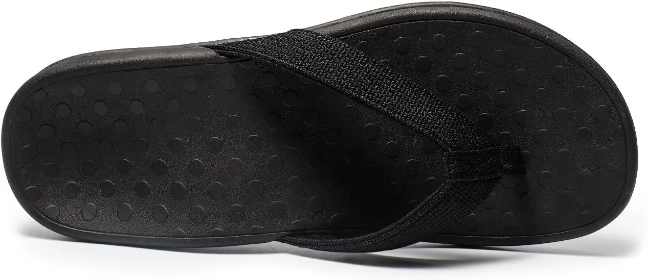 LLSOARSS Plantar Fasciitis Feet Sandal with Arch Support - Best Orthotic flip Flops for Flat FeetHeel Pain- for Women