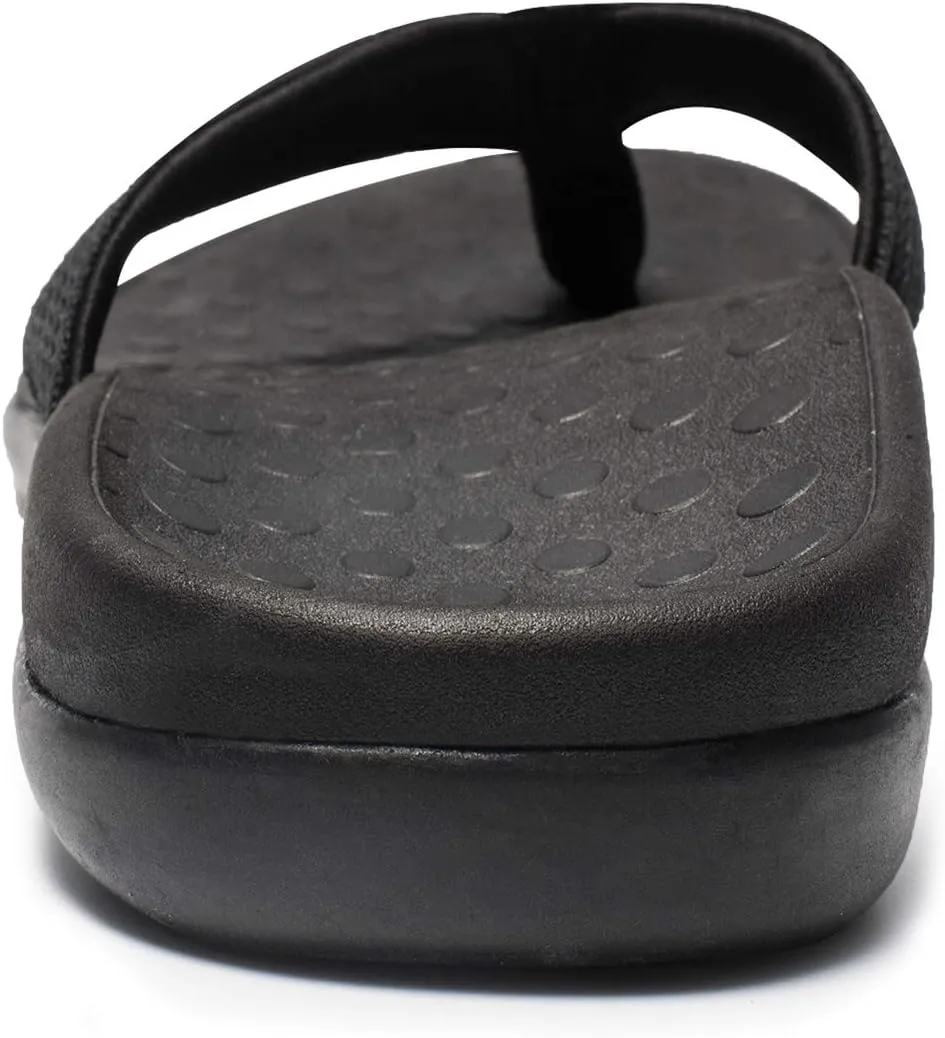 LLSOARSS Plantar Fasciitis Feet Sandal with Arch Support - Best Orthotic flip Flops for Flat FeetHeel Pain- for Women