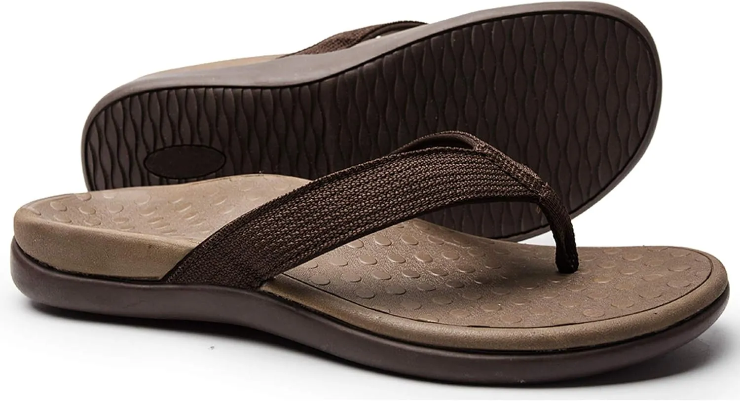 LLSOARSS Plantar Fasciitis Feet Sandal with Arch Support - Best Orthotic flip Flops for Flat FeetHeel Pain- for Women