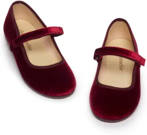 Mary Jane Shoes for Girls  Classic & Comfortable Dress Shoes for Toddlers & Kids  Perfect Flats for School, Play, and Special Occasions (Velvet)