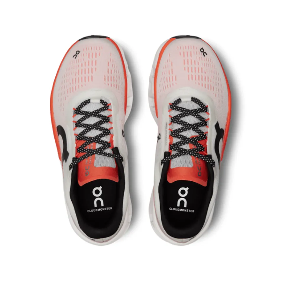 On Cloudmonster 2 Women's Running Shoes SS24 Undyed / Flame