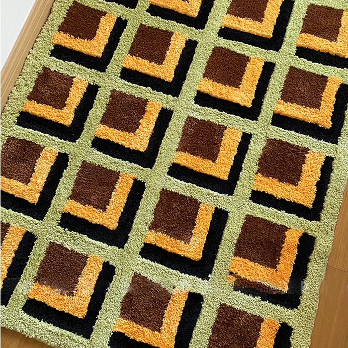 Retro Checkered Carpet