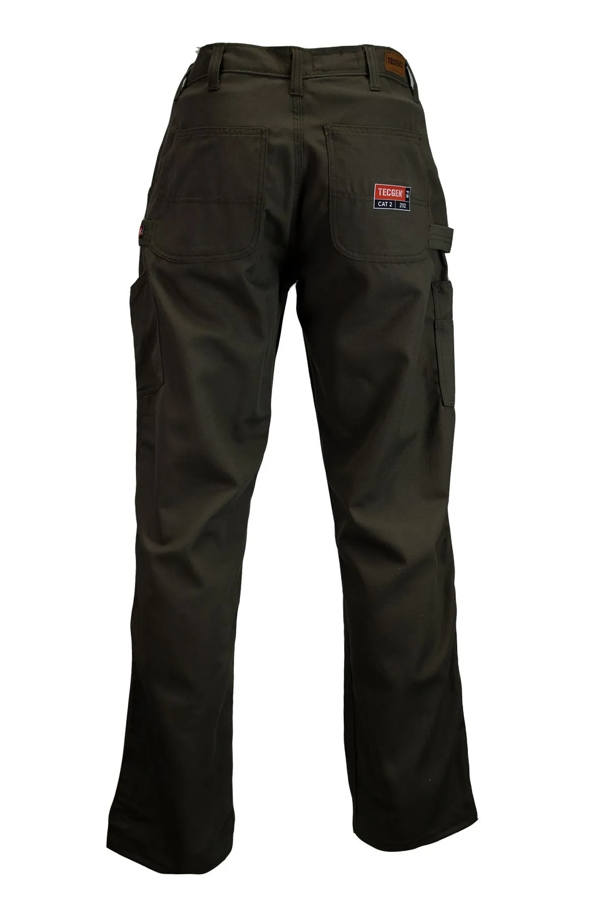 Tecgen FR Summer Weight Dungarees Olive Green PNTB1SD