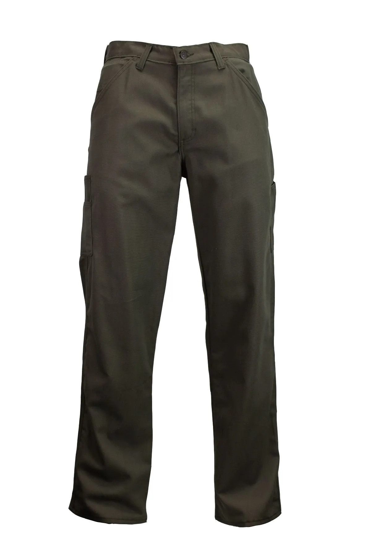 Tecgen FR Summer Weight Dungarees Olive Green PNTB1SD