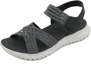 Touchmosees Ankle Strap Sports Sandals - Women's Hiking Sandals Comfortable Walking Sandals for Women Summer Beach Athletic Sandals