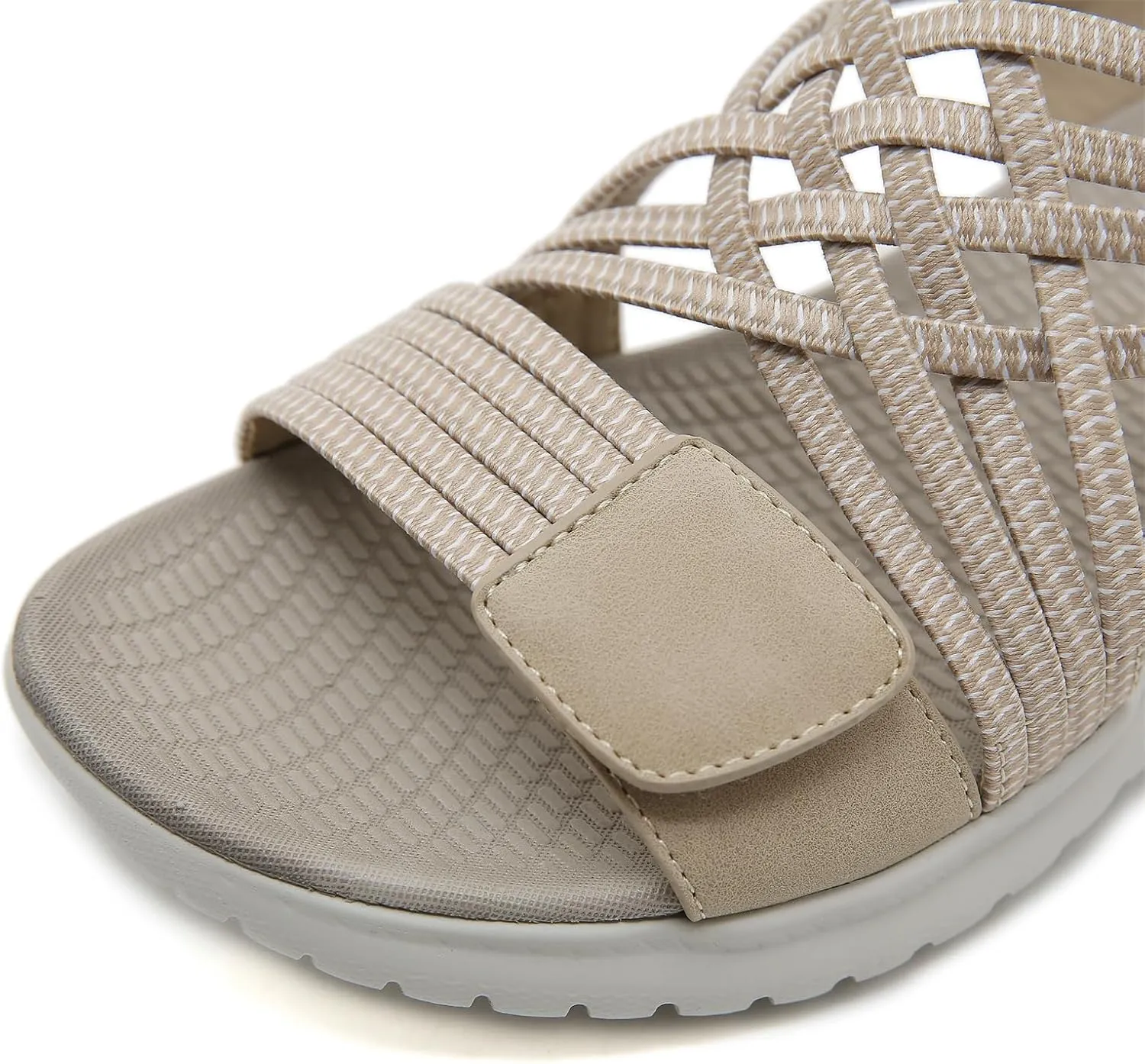 Touchmosees Ankle Strap Sports Sandals - Women's Hiking Sandals Comfortable Walking Sandals for Women Summer Beach Athletic Sandals