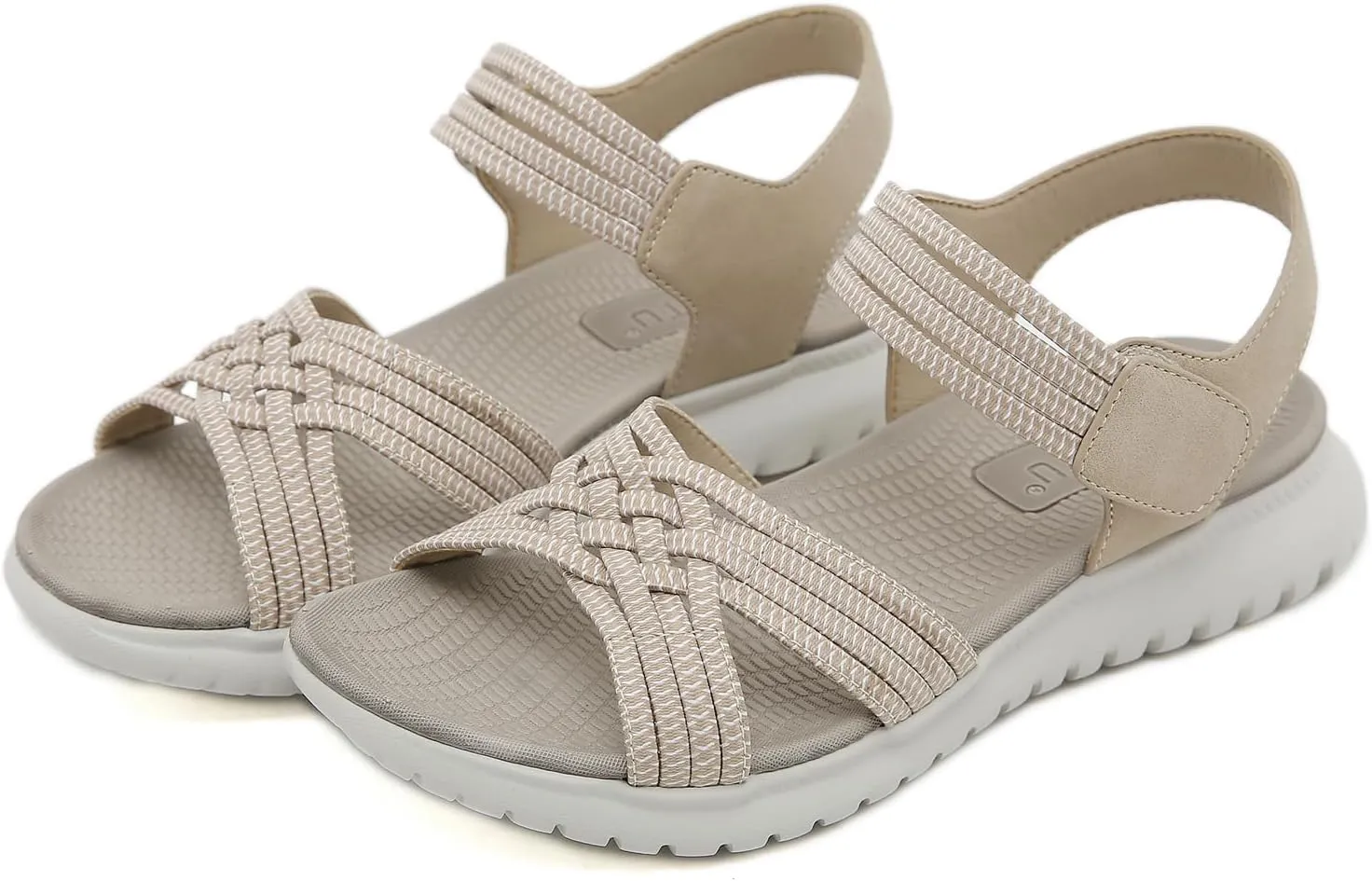 Touchmosees Ankle Strap Sports Sandals - Women's Hiking Sandals Comfortable Walking Sandals for Women Summer Beach Athletic Sandals