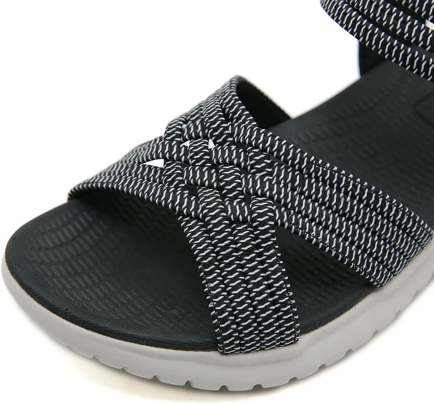 Touchmosees Ankle Strap Sports Sandals - Women's Hiking Sandals Comfortable Walking Sandals for Women Summer Beach Athletic Sandals