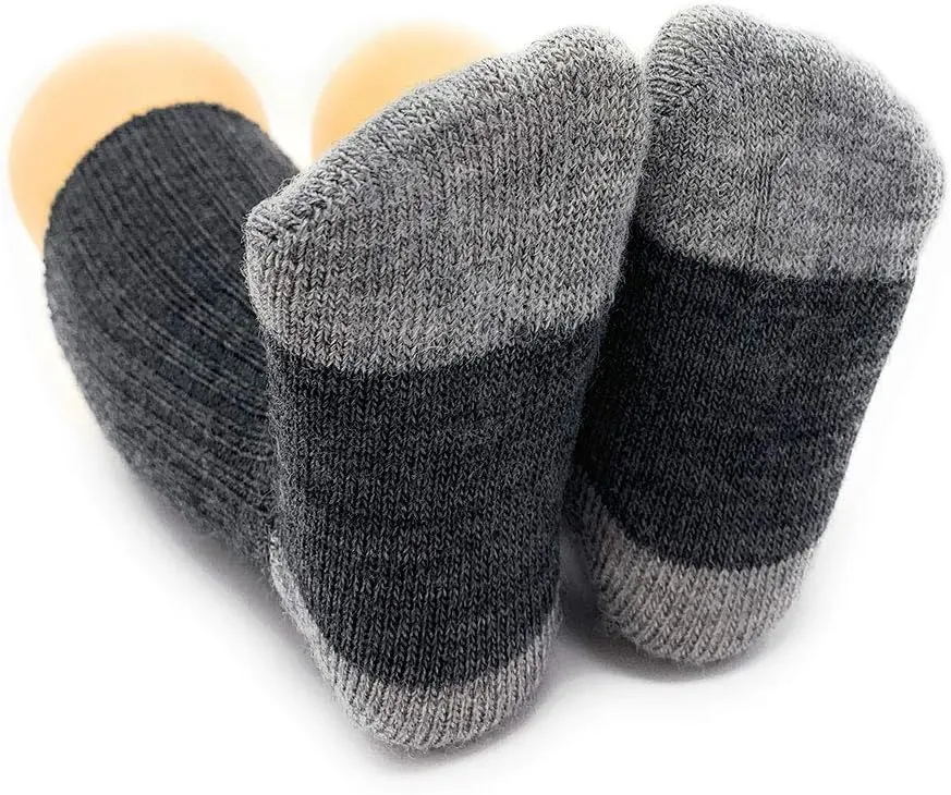WARRIOR ALPACA SOCKS - Baby & Toddler Socks made from natural Baby Alpaca Wool, Dye-Free, Temperature Regulating