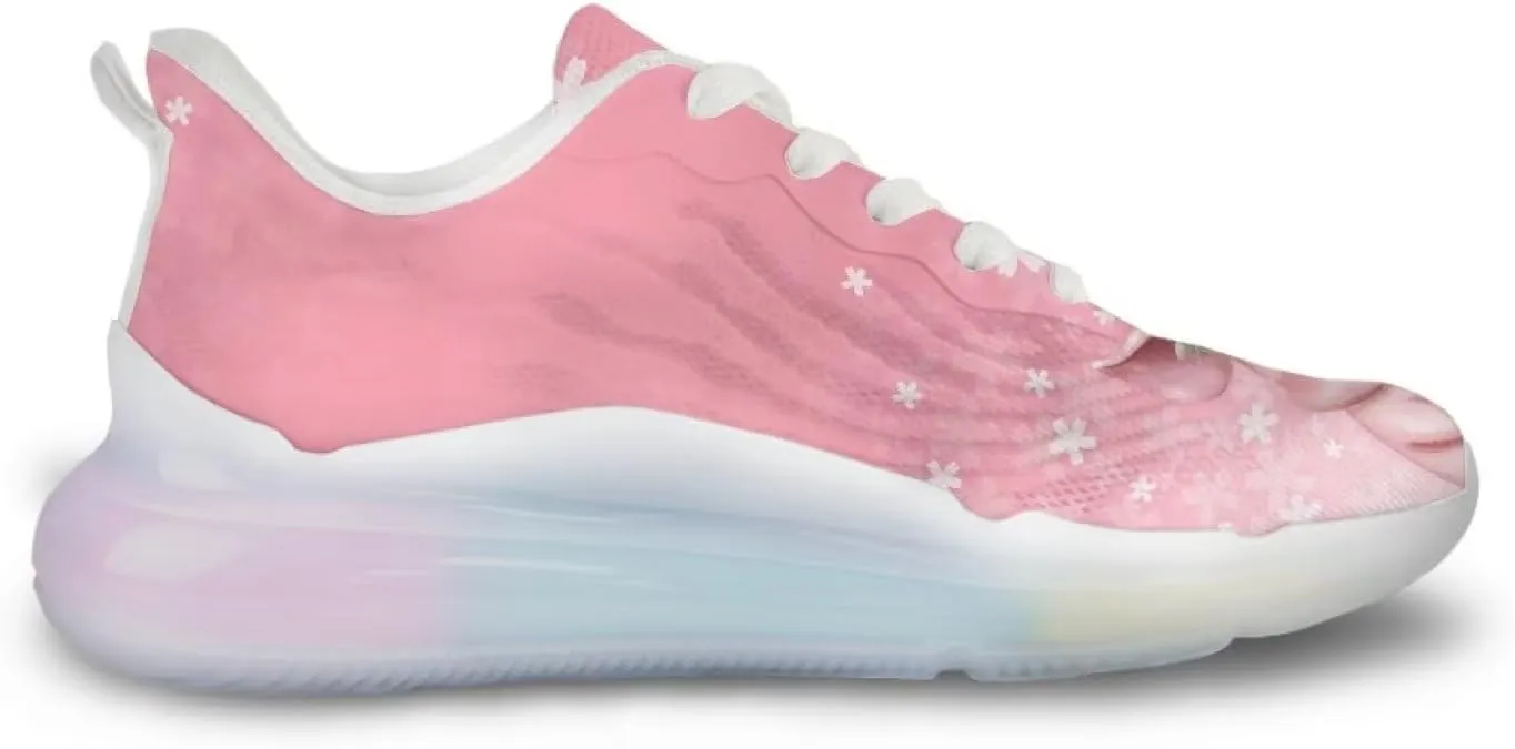 Womens Air Cushion Running Shoes Animal Print Sports Shoes Non Slip Breathable Athletic Tennis Gym Sneakers US 6-11
